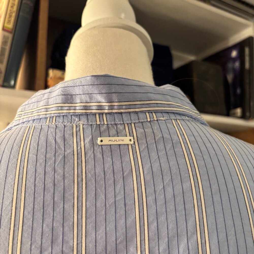 AGLINI PINSTRIPE DRESS - Picture 5 of 8